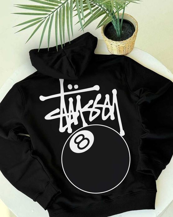 Кофта мужская Stussy » XS S M L XL » Стусси Худи » 8 Ball » BIG Logo