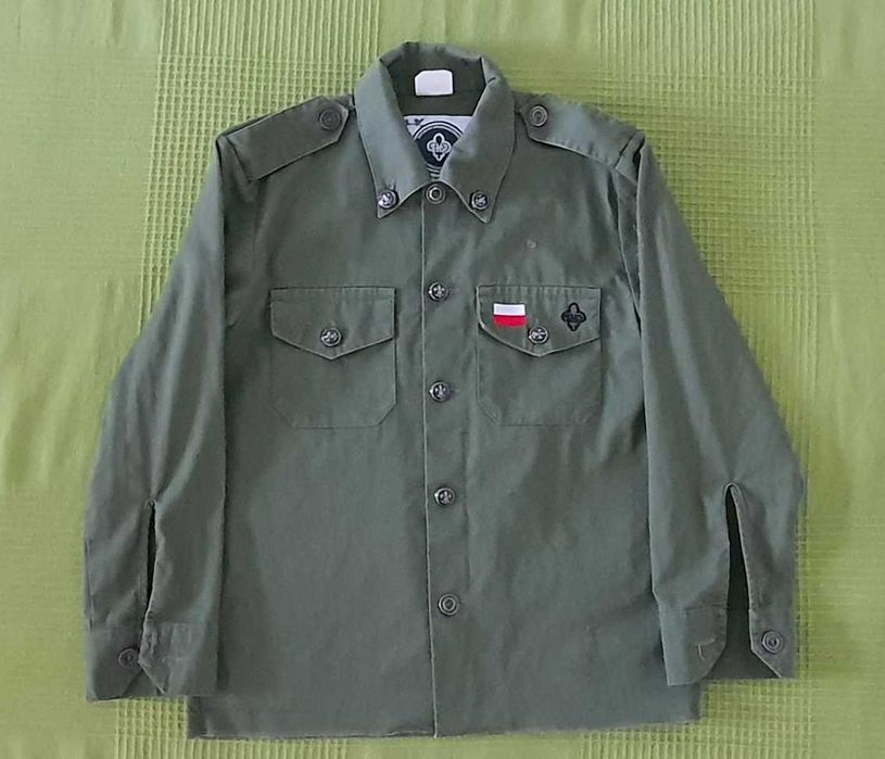 Harcerska męska bluza mundurowa ZHP - rozmiar 128