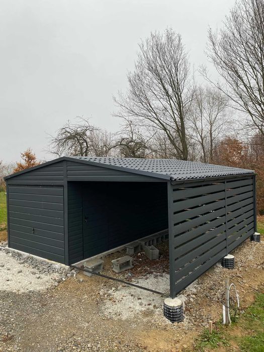 Garaże Blaszane Domki Ogrodowe Wiaty Śmietnikowe