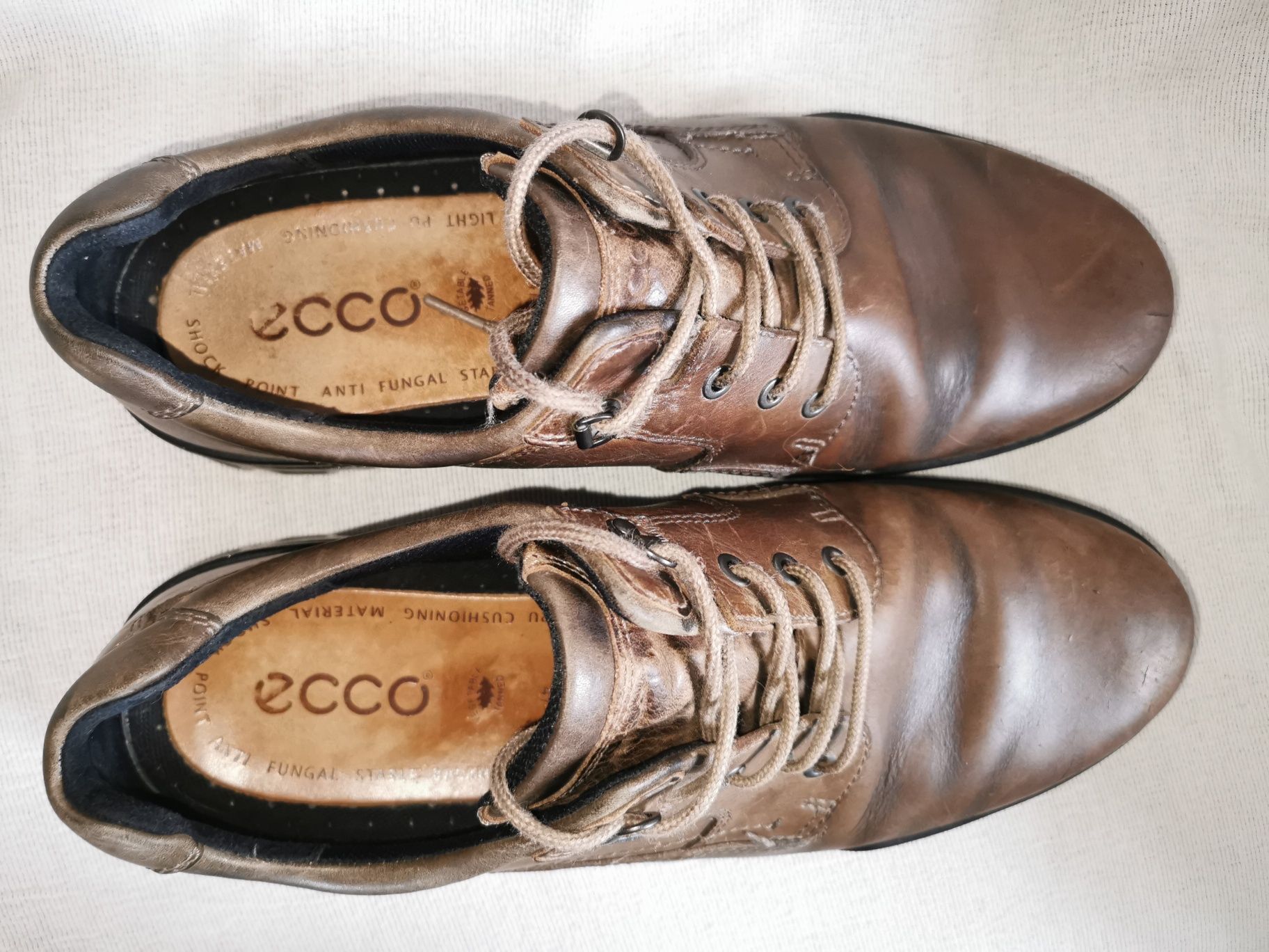Ecco Track Gore-Tex buty trekkingowe półbuty skórzane 47
