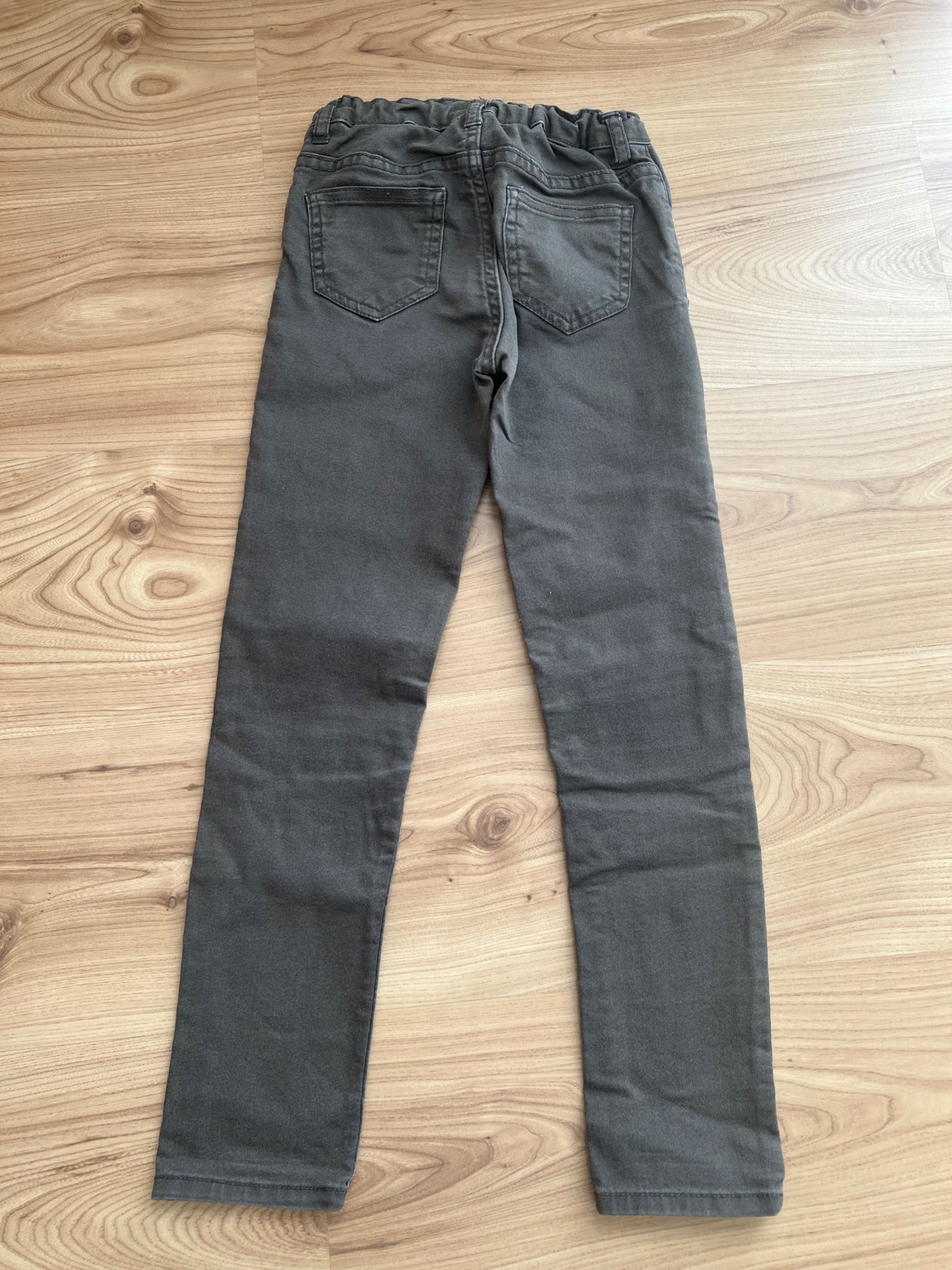 Jeansy dla dziewczynki r.128 H&M