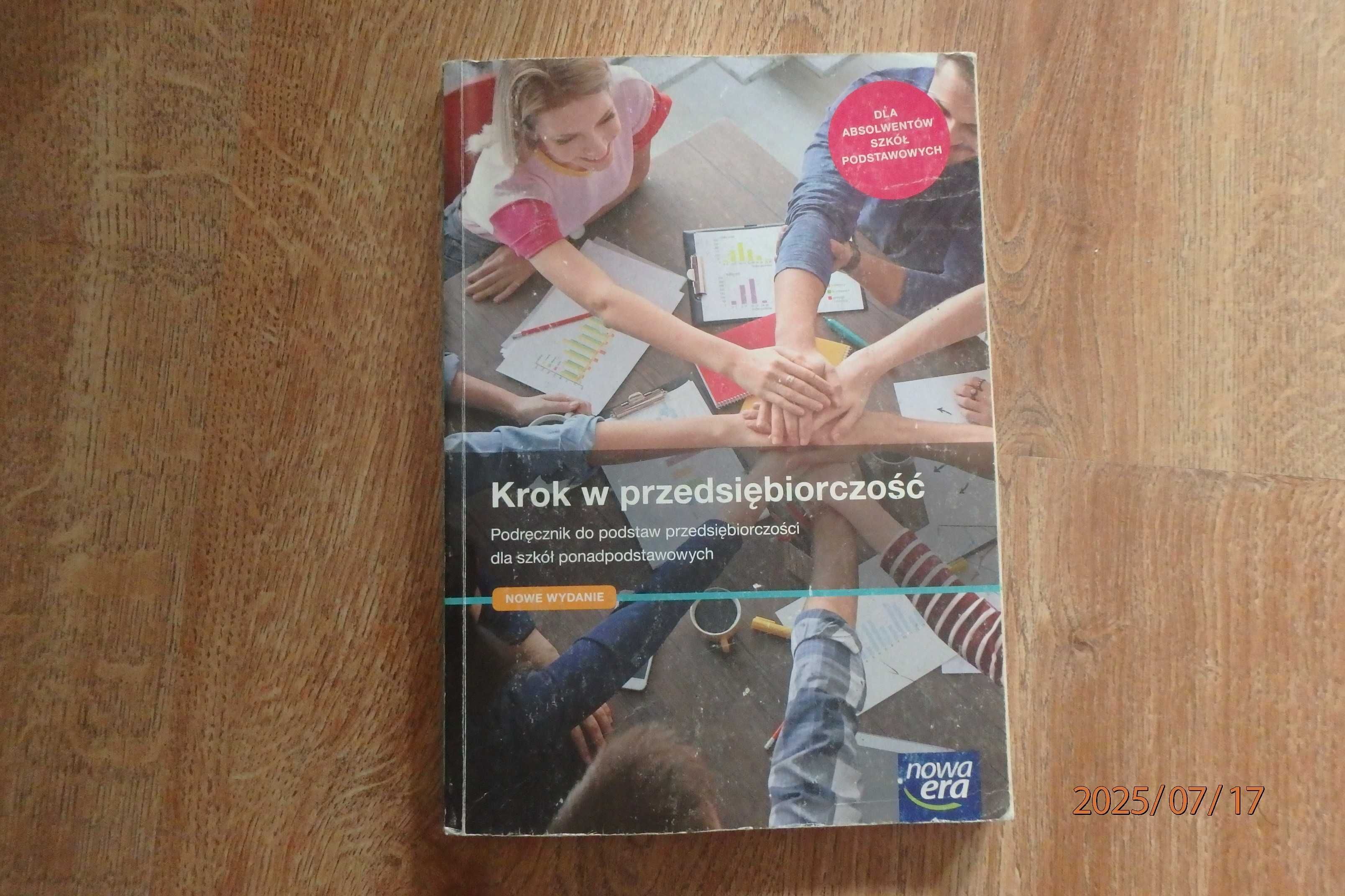 Sprzedam podręcznik Krok w przedsiębiorczość