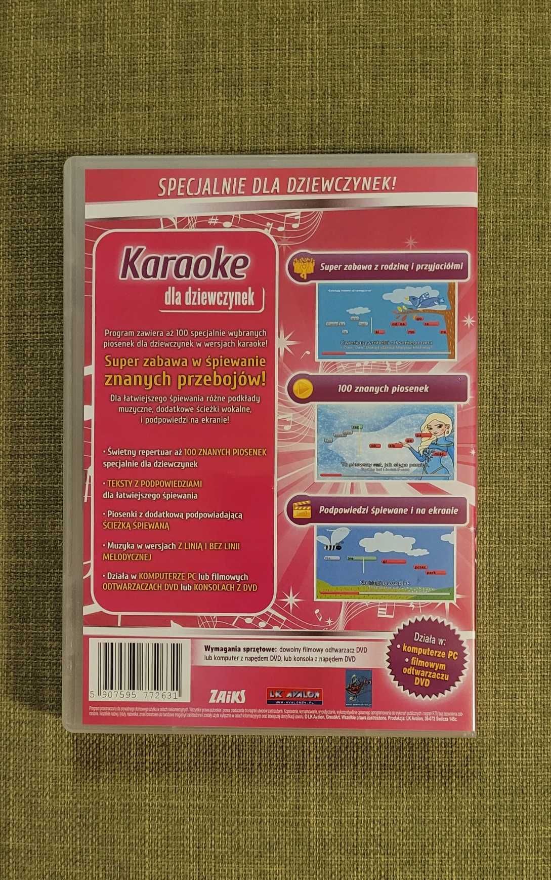 Karaoke dla dziewczynek - 100 piosenek