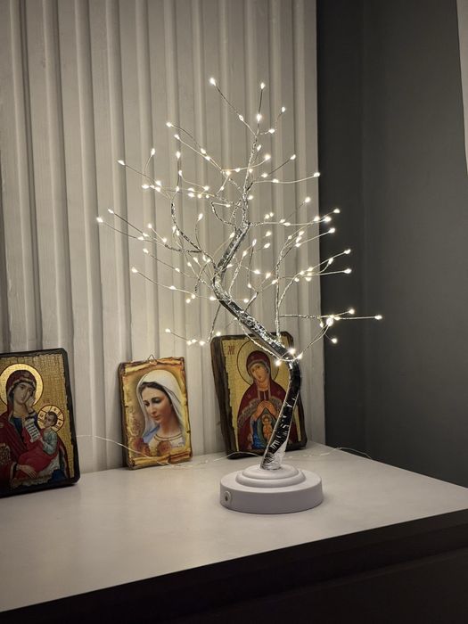 Світлодіодне декоративне деревце лед нічник