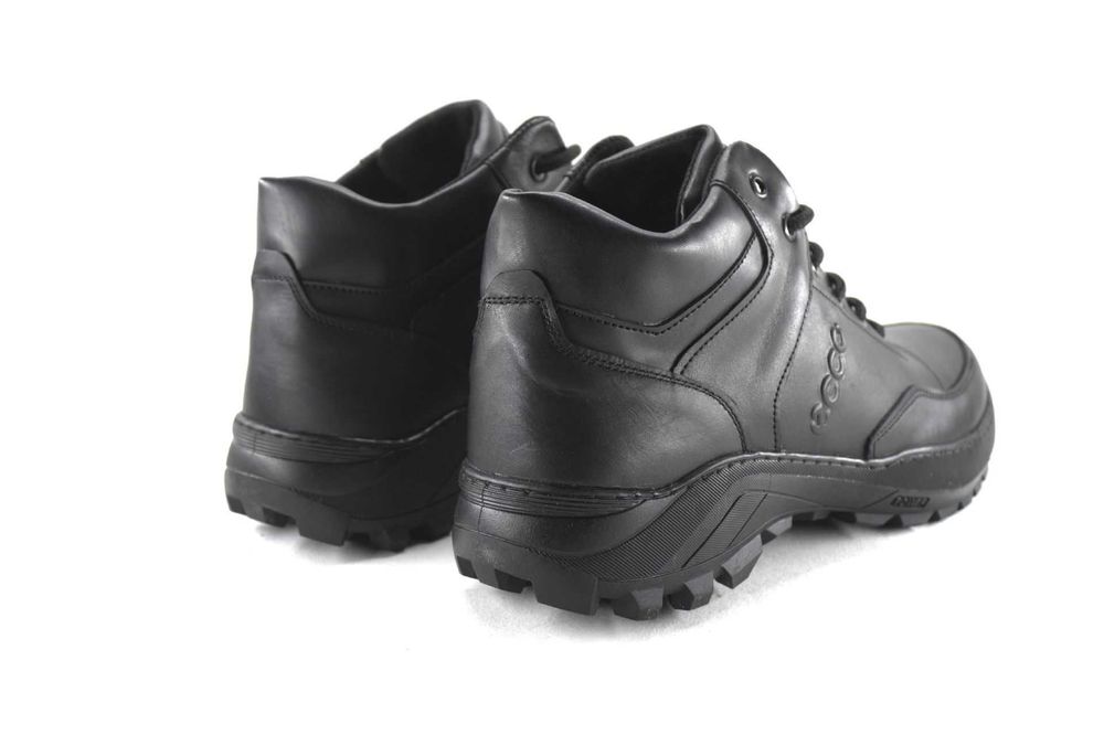 Чоловічі зимові шкіряні кросівки ECCO   з натуральної шкіри