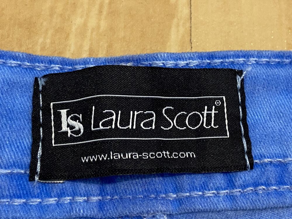 Laura Scott spodnie 36 damskie jeansy dżinsy niebieskie na wysoką
