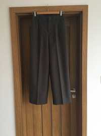 Spodnie z zakladkami ciemnoszary H&M r. XS
