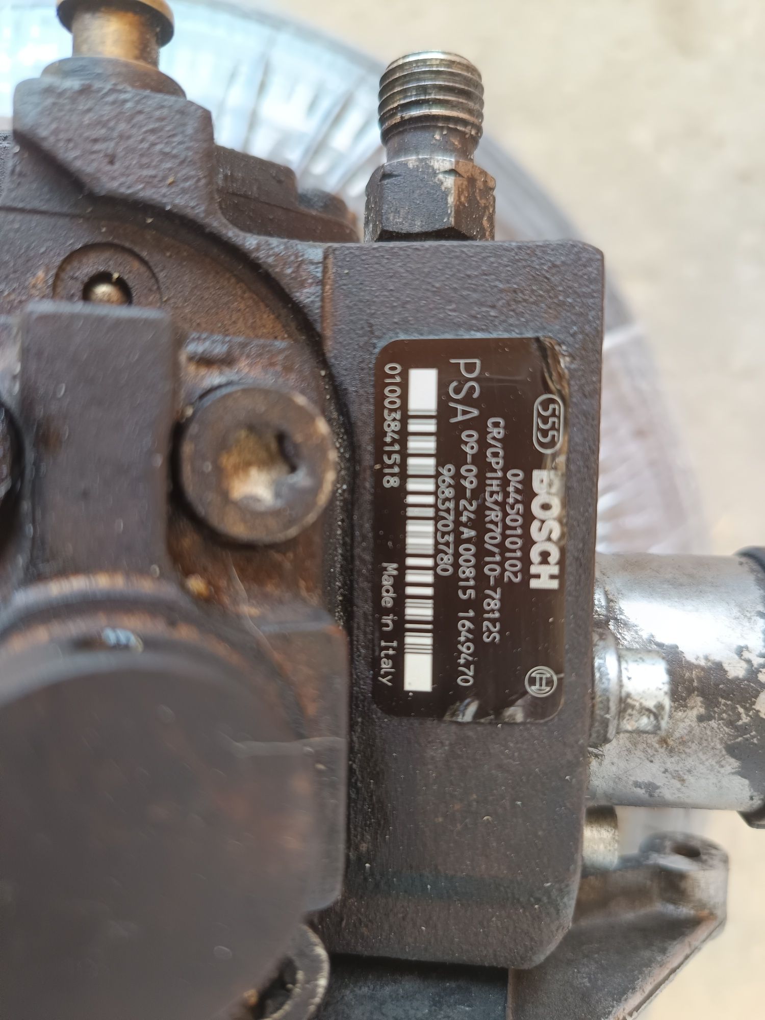 Bomba injetora 1.6 hdi e injetores