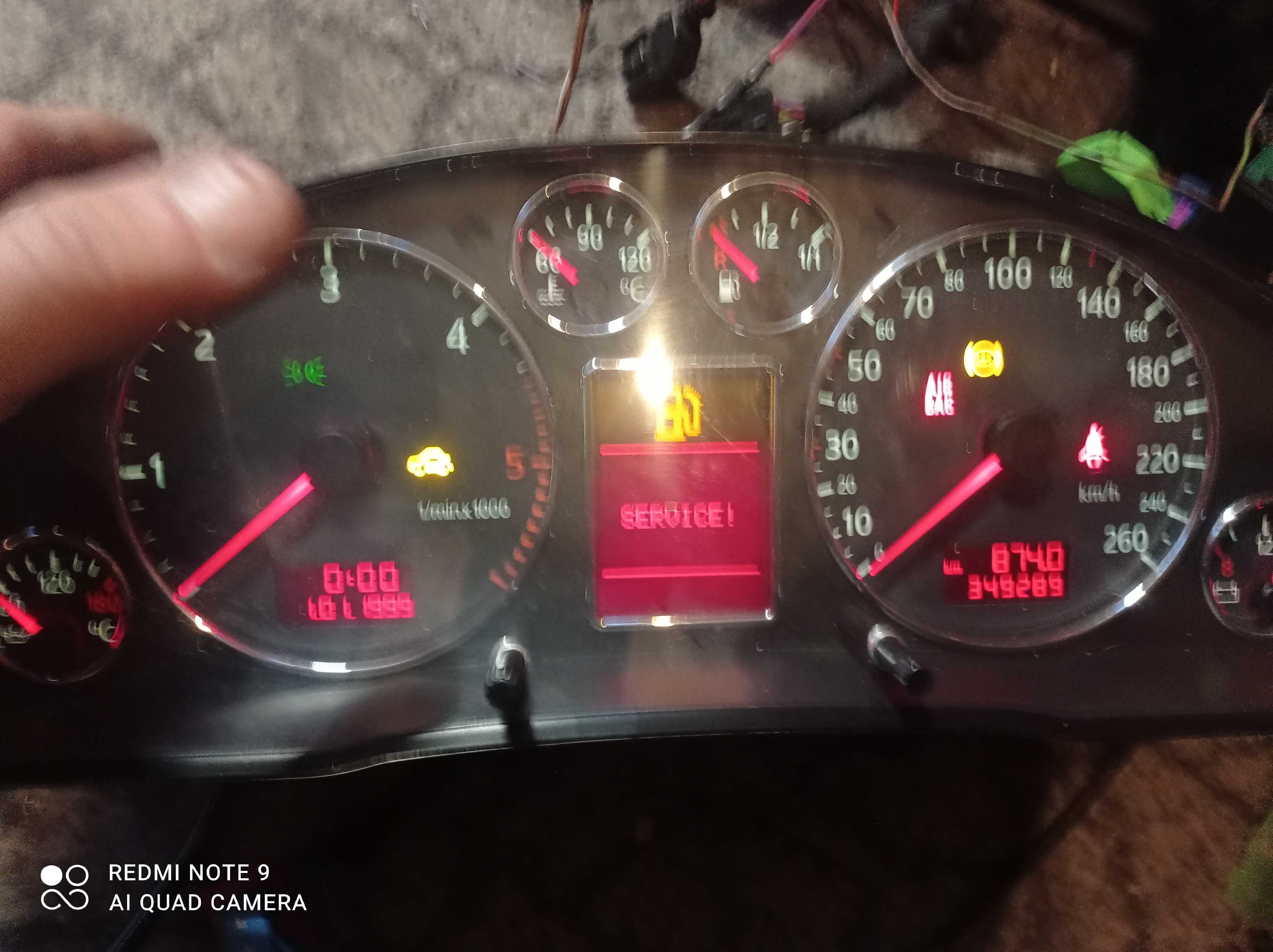 Audi a4 B5 licznik pełny fis lift 1.9 2.5 TDI vdo