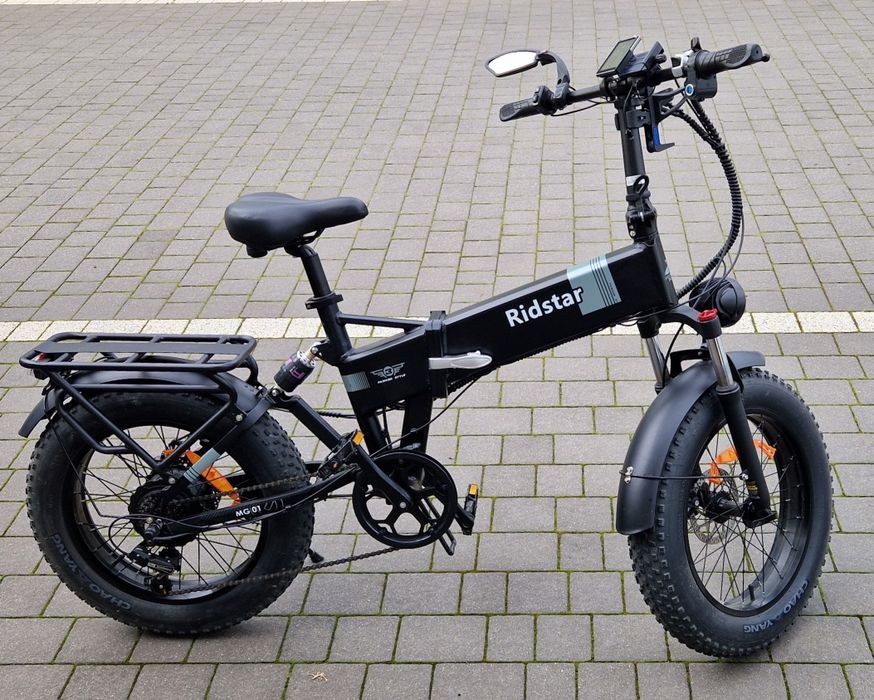 E-bike Ridstar H20 - składany fatbike z pełnym zawieszeniem