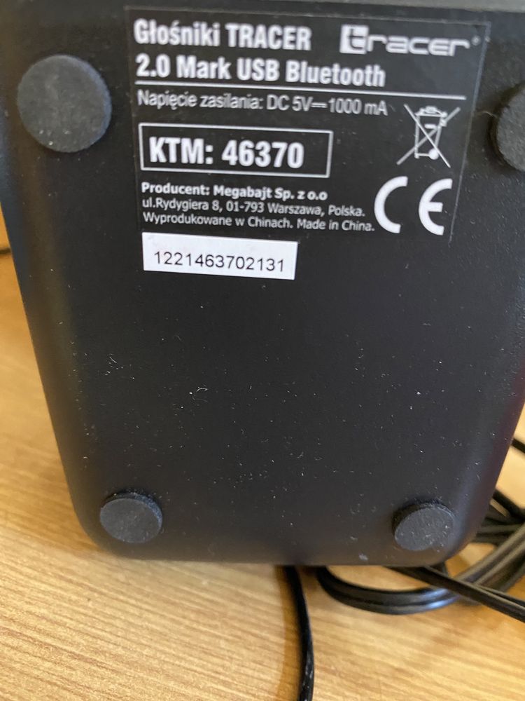 Głośniki Tracer KTM 46370 Bluetooth USB