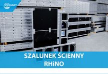 Szalunek ścienny RHiNO 39,96 m2 / h=270 cm – NOWY OD PRODUCENTA