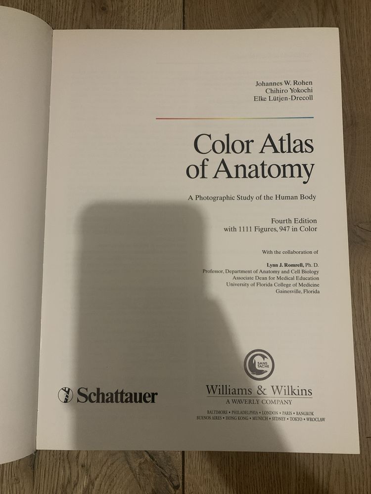 Fotograficzny atlas anatomii – Rohen Yokochi, wydanie 4