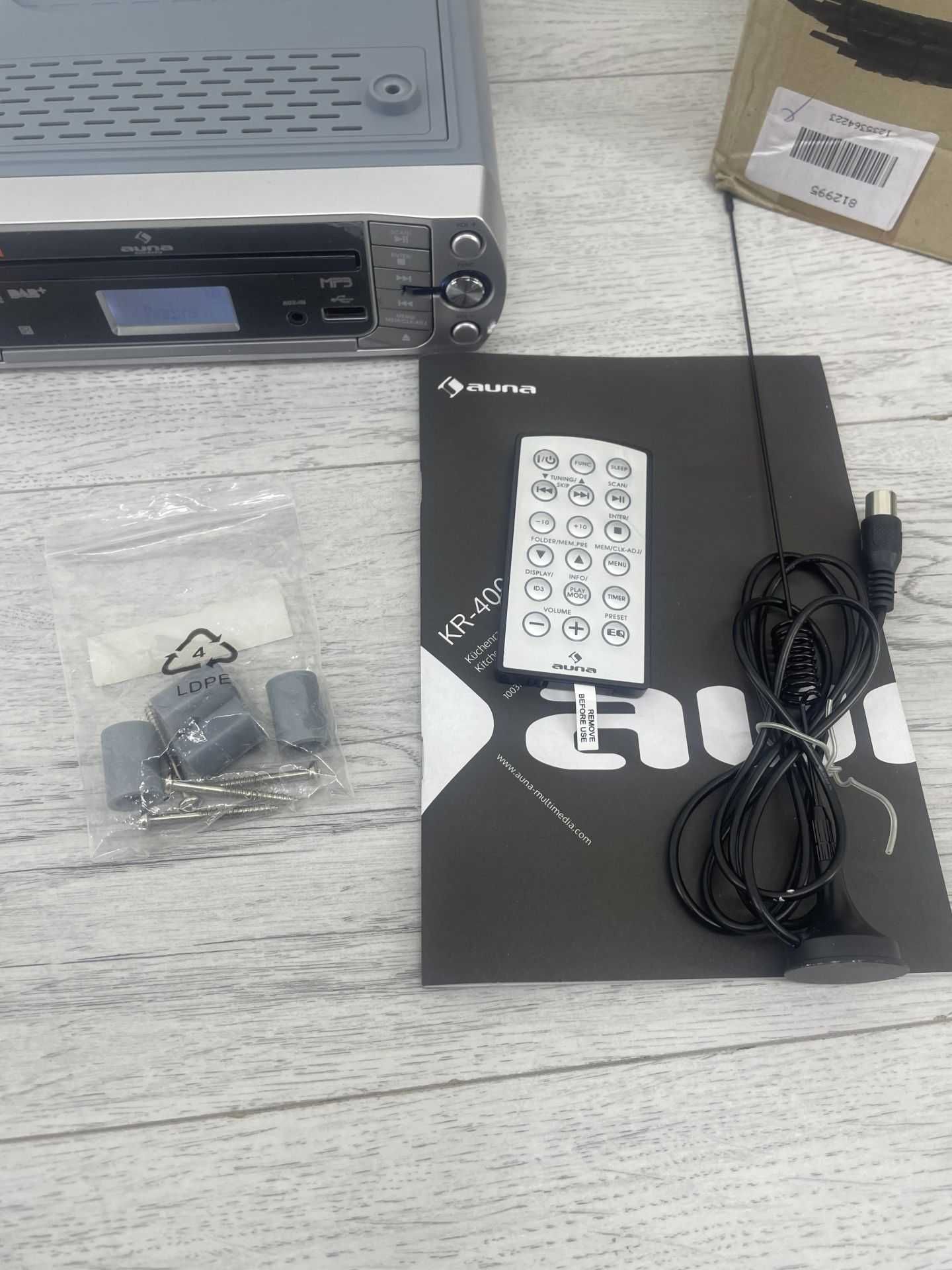 Auna KR-400, СD/USB/AUX/FM/BT Музичний центр