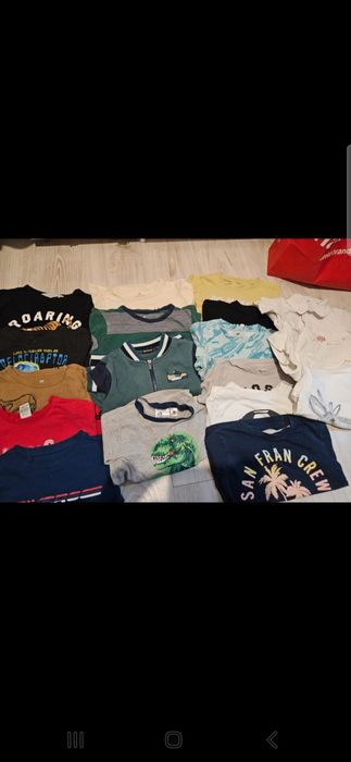Paka ubrań dla chłopca 110/116 głównie h&m