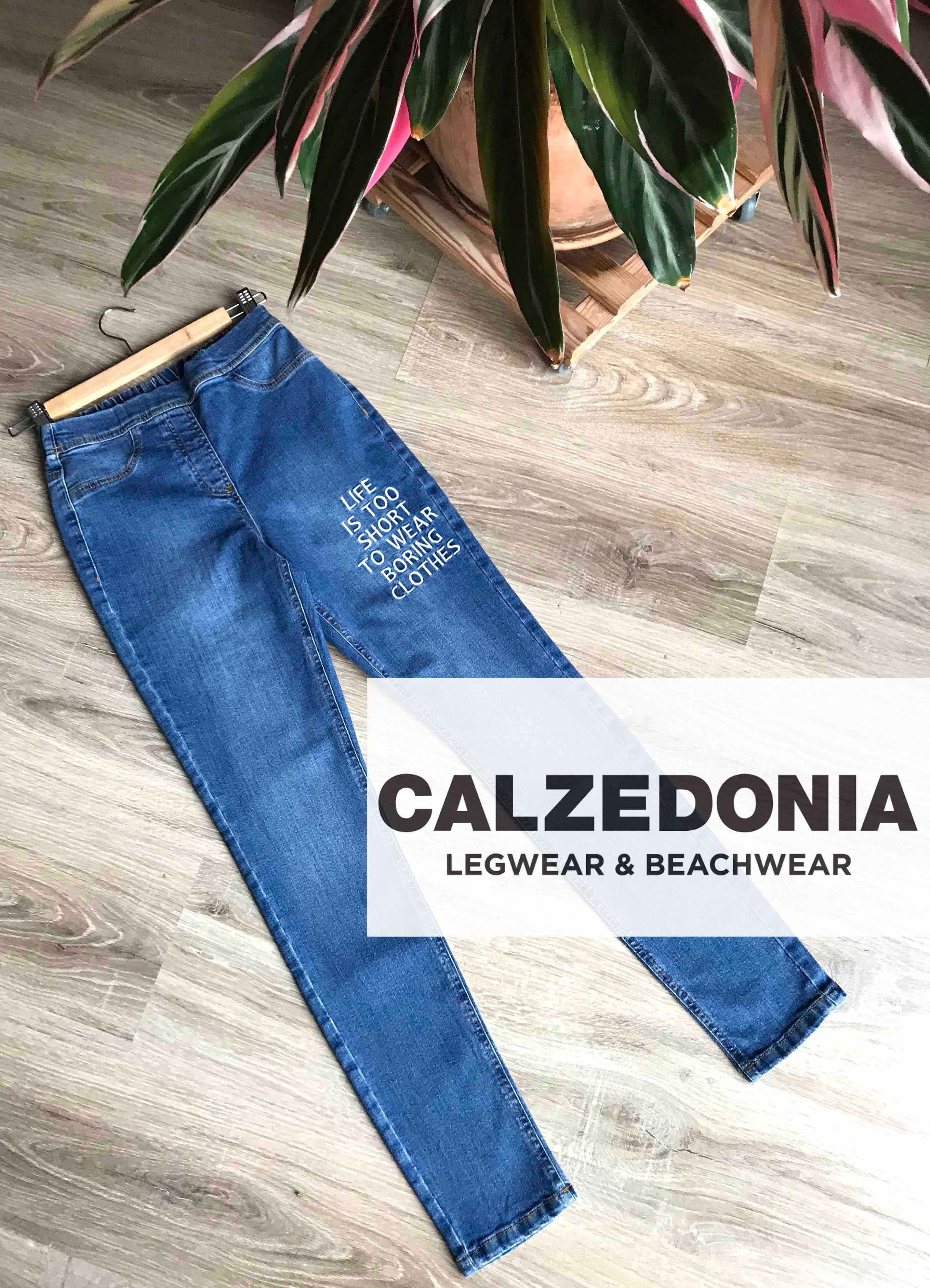 leginsy jeansowe Calzedonia