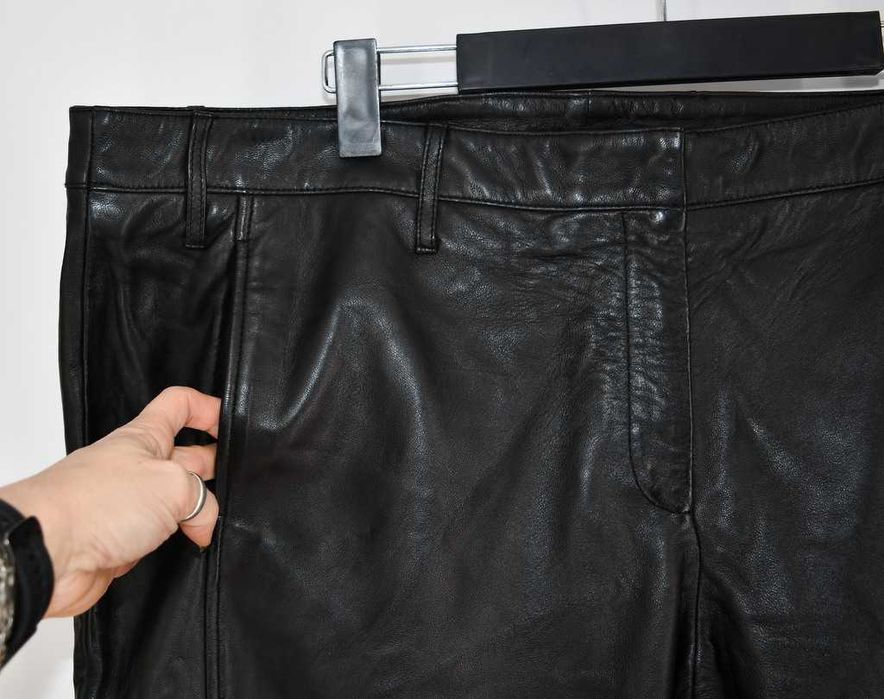 Miękkie skórzane spodnie Bonprix 52