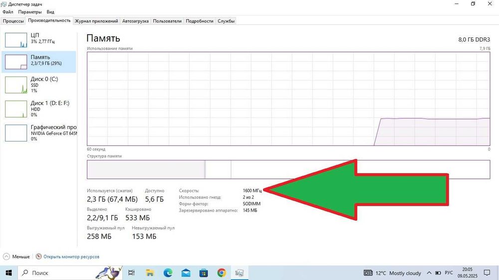 DDR3 8 Gb ГБ 1600 Mhz 2 планки для ноутбук Оперативна пам'ять SO-DIMM