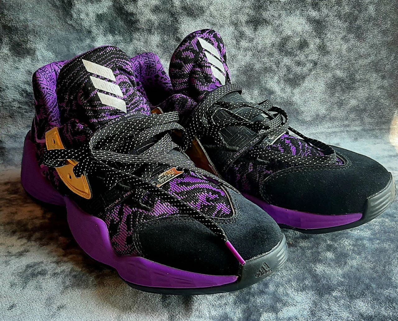 Adidas Harden Vol. 4 Star Wars Lightsaber Purple Shoes