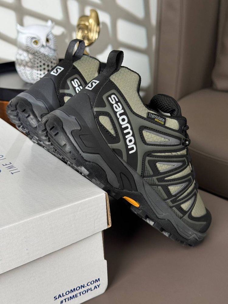Чоловічі кросівки Salomon Speed Cross Pro GTX Thinsulate Black Khaki