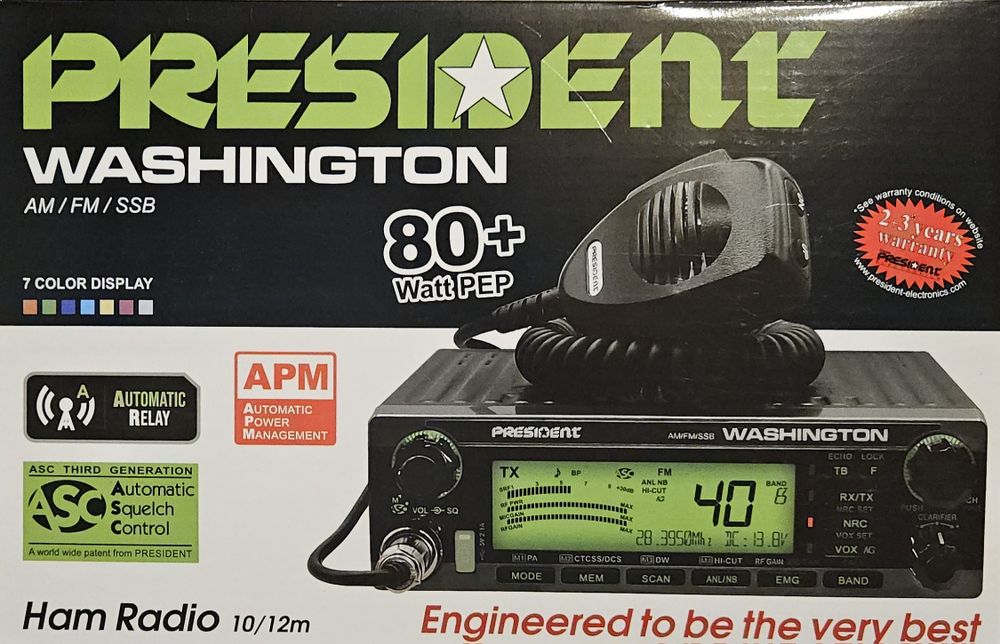 President washington wersja export  80 Watt + dodatkowe wentylatory