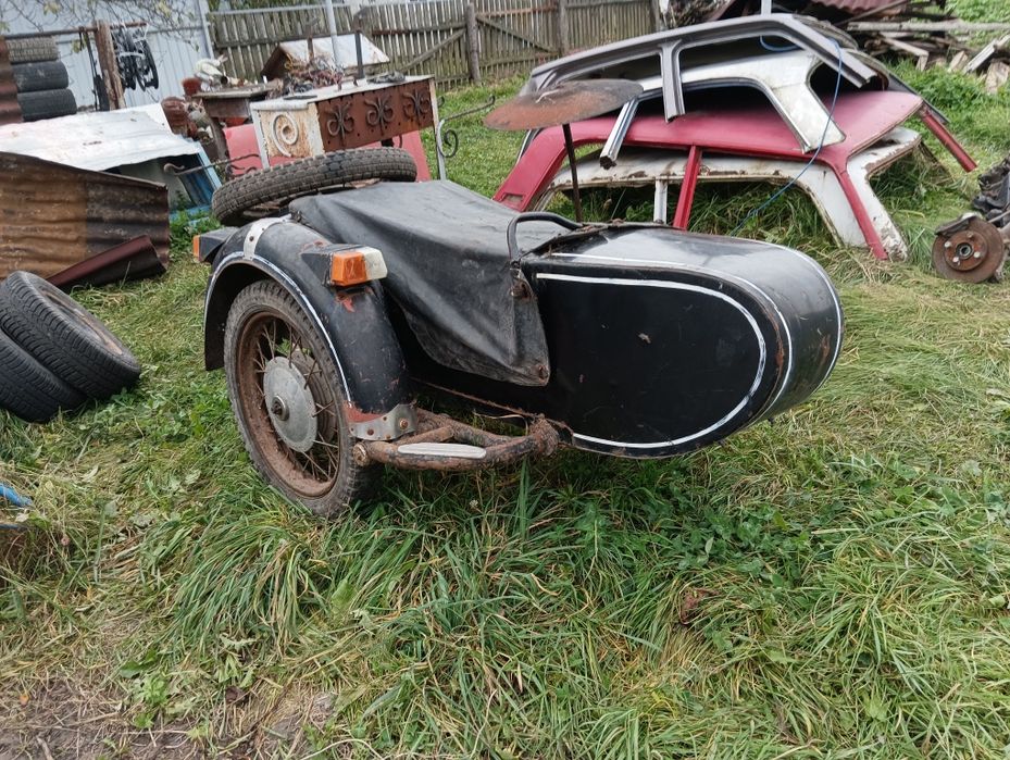 Коляска МТ Днепр каляска люлька боковий прицеп