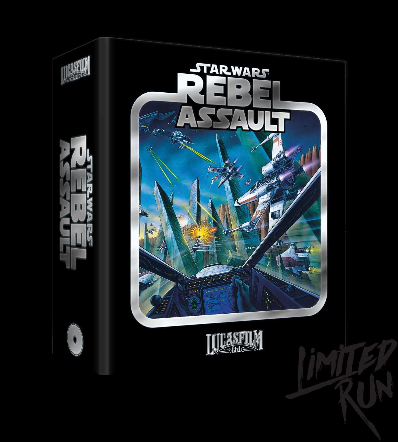 Jogo Star Wars Rebel Assault SEGA CD - Limited Run Games - NOVO
