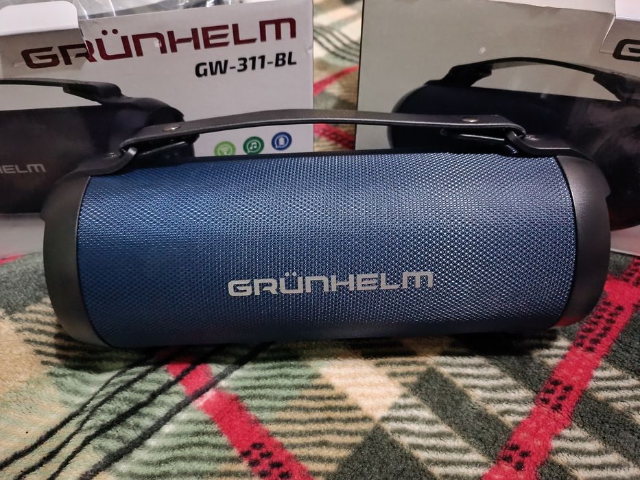 Портативна bluetooth колонка Grunhelm GW-311-BL або GW-311-DB