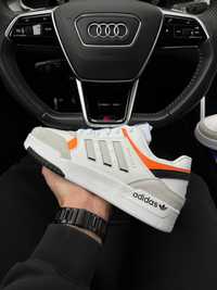 Мужские кроссовки адидас Adidas Originals Drop Step White Gray Orange