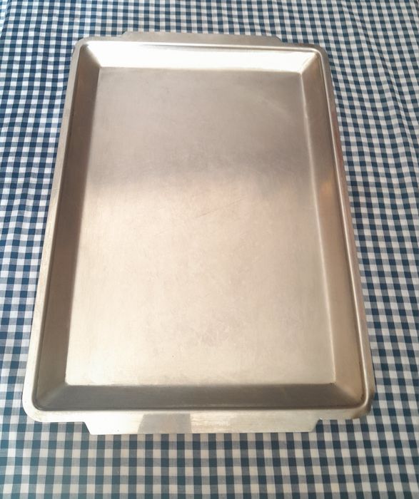 Tabuleiro raso em inox