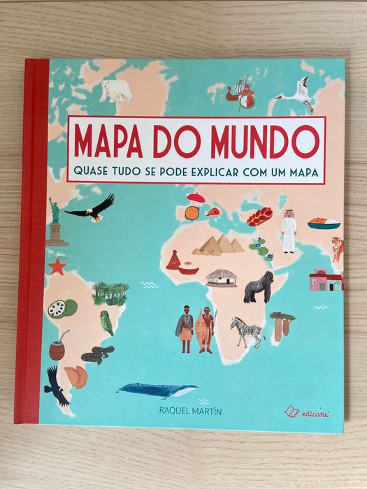 Livro infantil “Mapa do mundo”