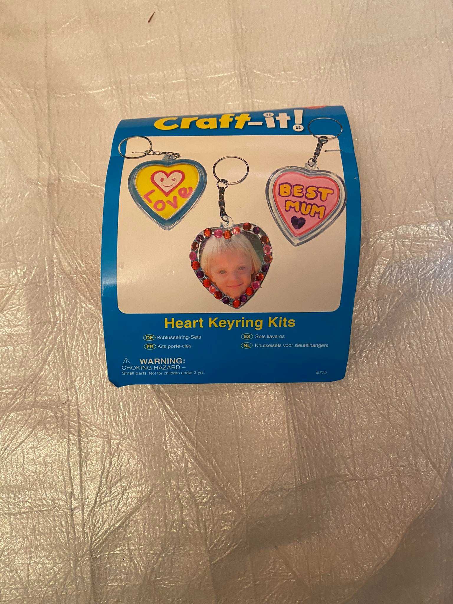 craft it Heart keyring kits HAND MADE