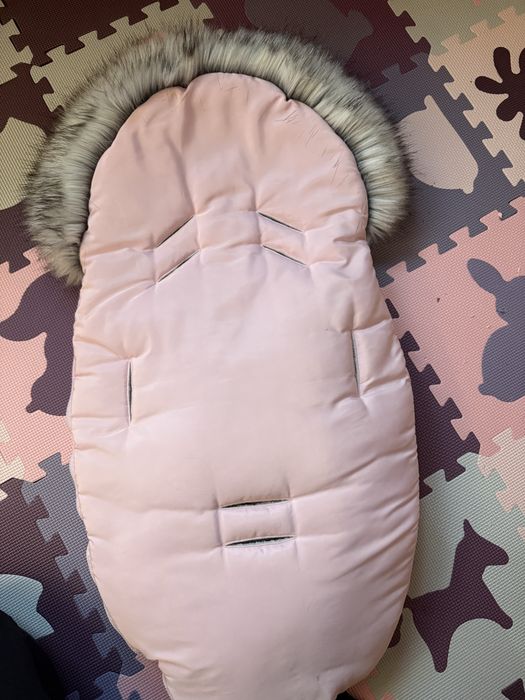 Śpiworek do wózka + mufki