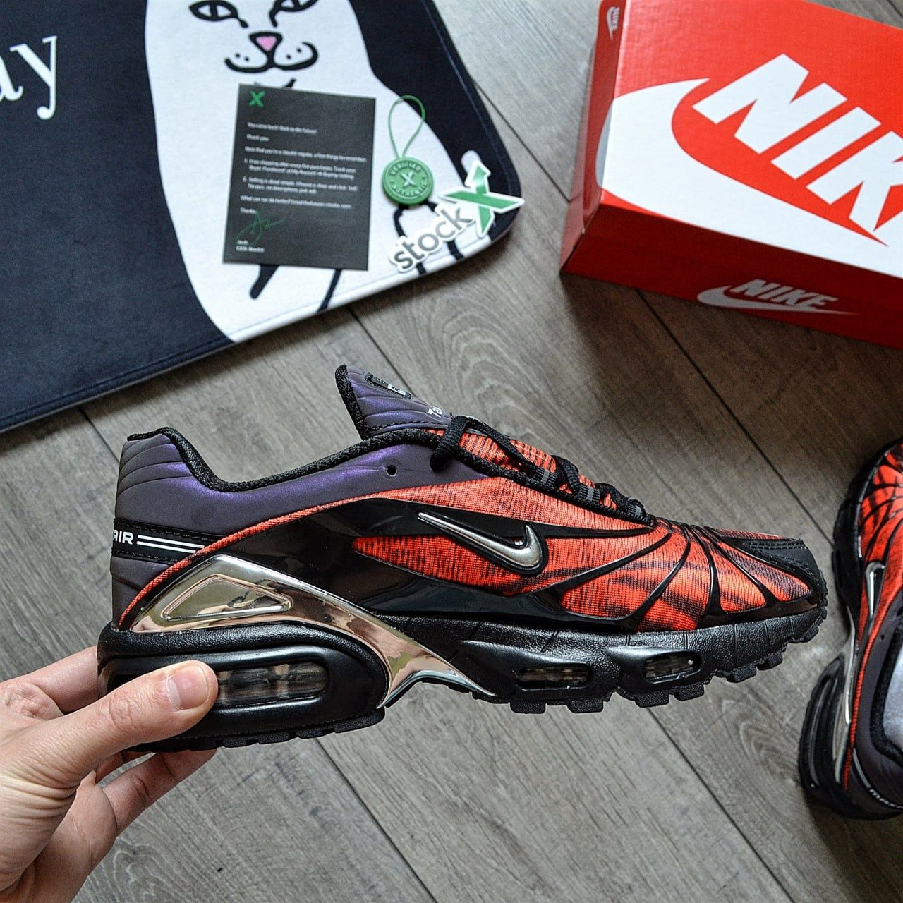 Кросівки чоловічі Skepta x Nike Air Max Tailwind 5 'Bloody Chrome' —