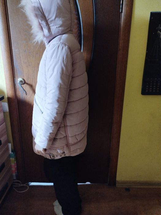 Зимняя куртка пуховик для девочек 140-150 см