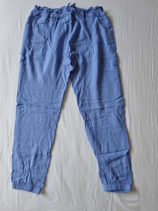 Spodnie letnie cienkie zwiewne też jako piżama na 128cm na 7-8 lat