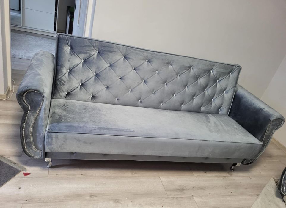 Kanapa wersalka Glamour Manchester NOWA pojemnik funkcja spania