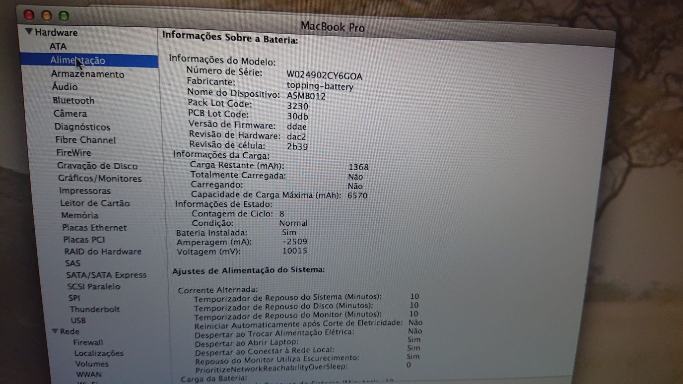 Macbook pro 17 polegadas