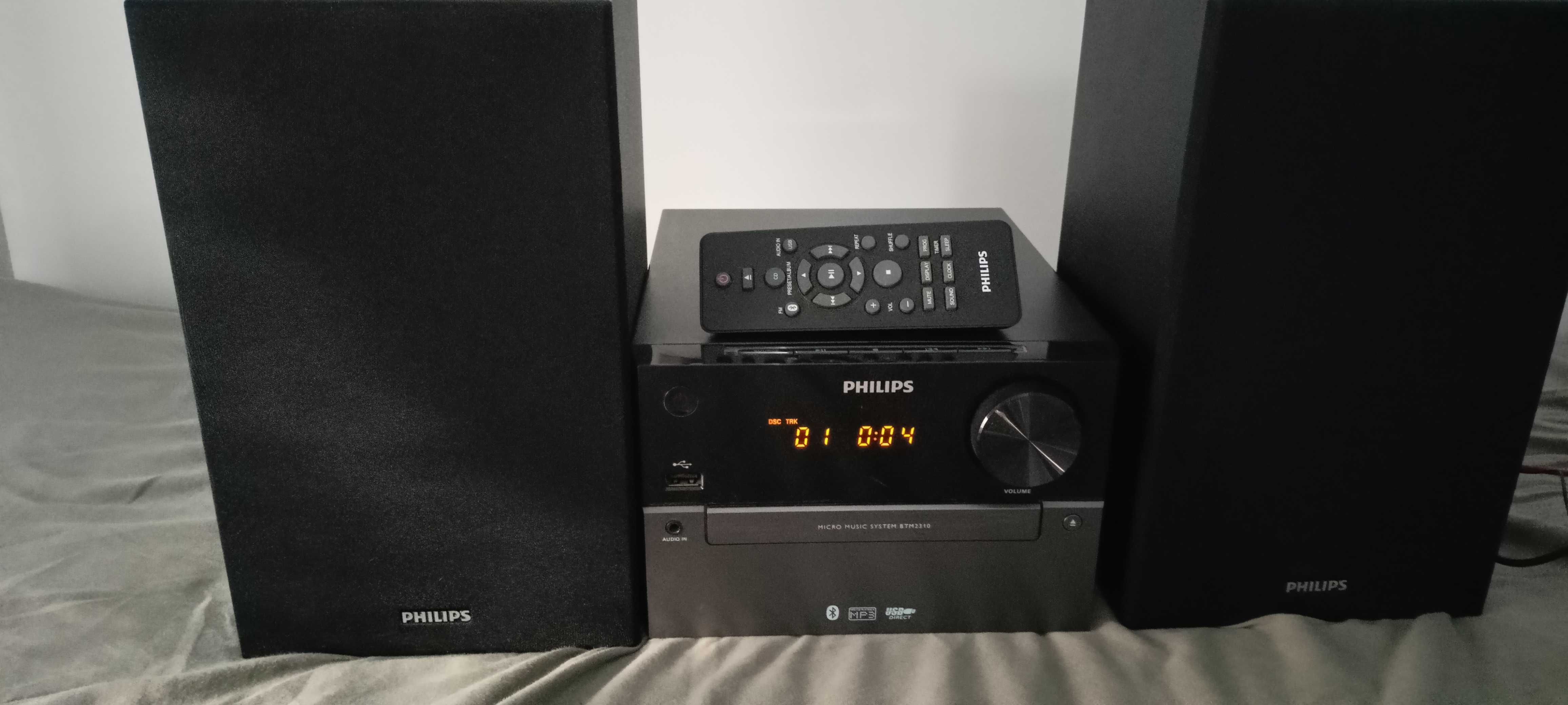 Mini wieża Philips BTM 2310 Bluetooth,USB,CD,tuner,AUX pilot