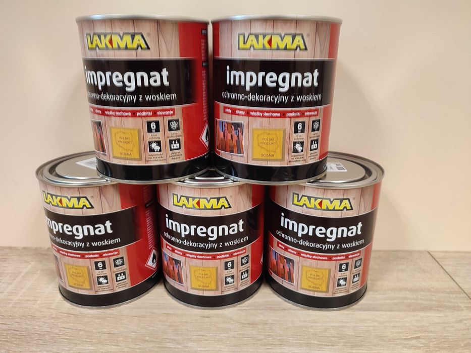 Impregnat do drewna z woskiem  Sosna 0,8L