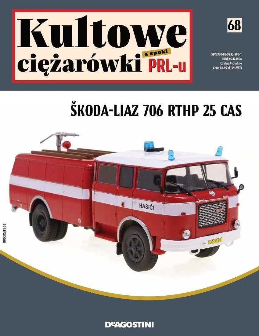 SKODA LIAZ 706 RTHP straż DeAgostini Kultowe ciężarówki PRL-u 1:43