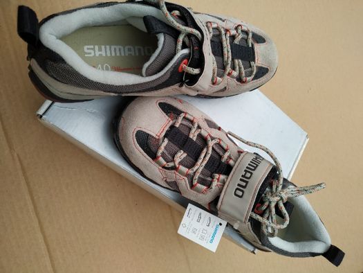 Sapatos novos spd shimano senhora