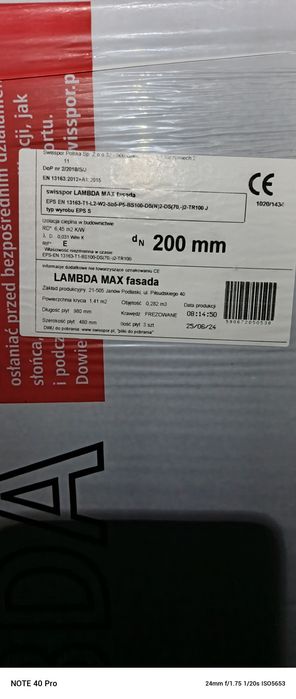 Styropian 200mm.031 frezowany