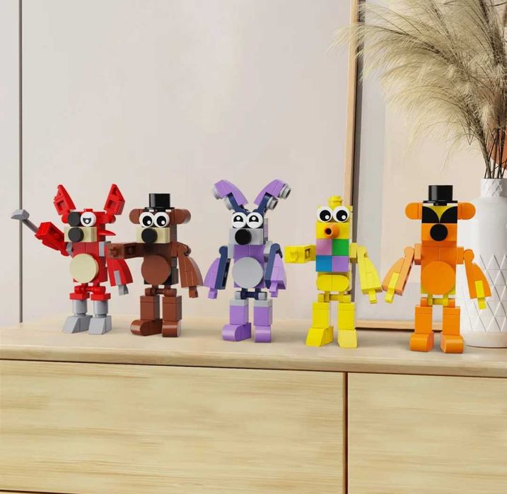 П'ять ночей з Фредді конструктор 5 персонажів Five Nights At Freddy's