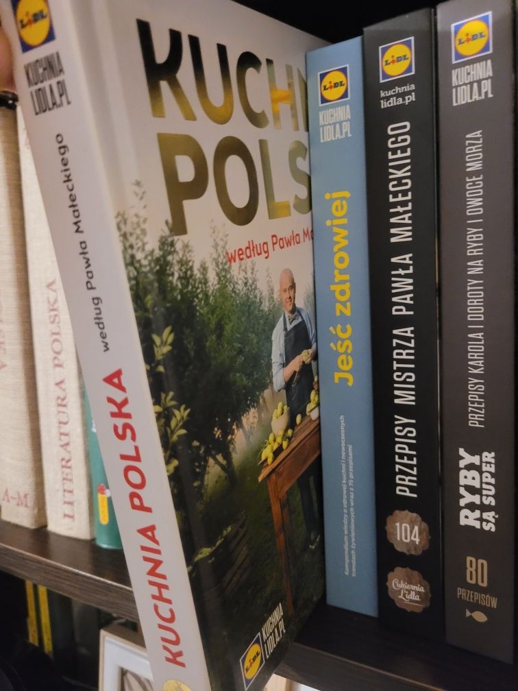 Książki kucharskie LIDL, komplet