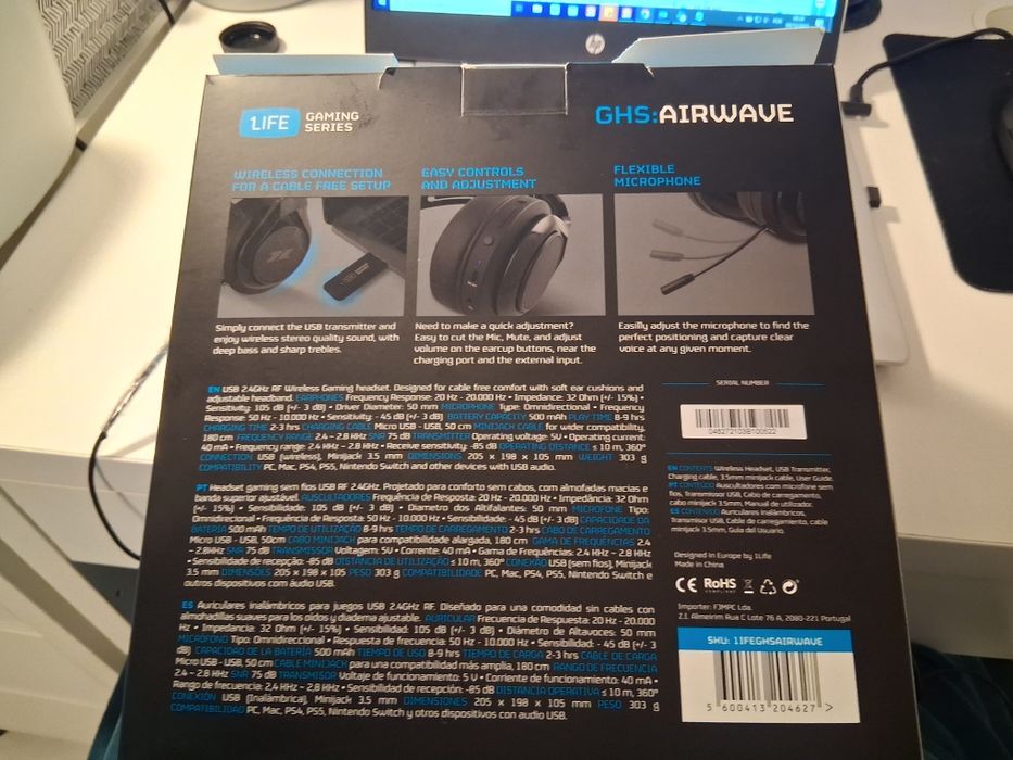 Headsets gaming novos