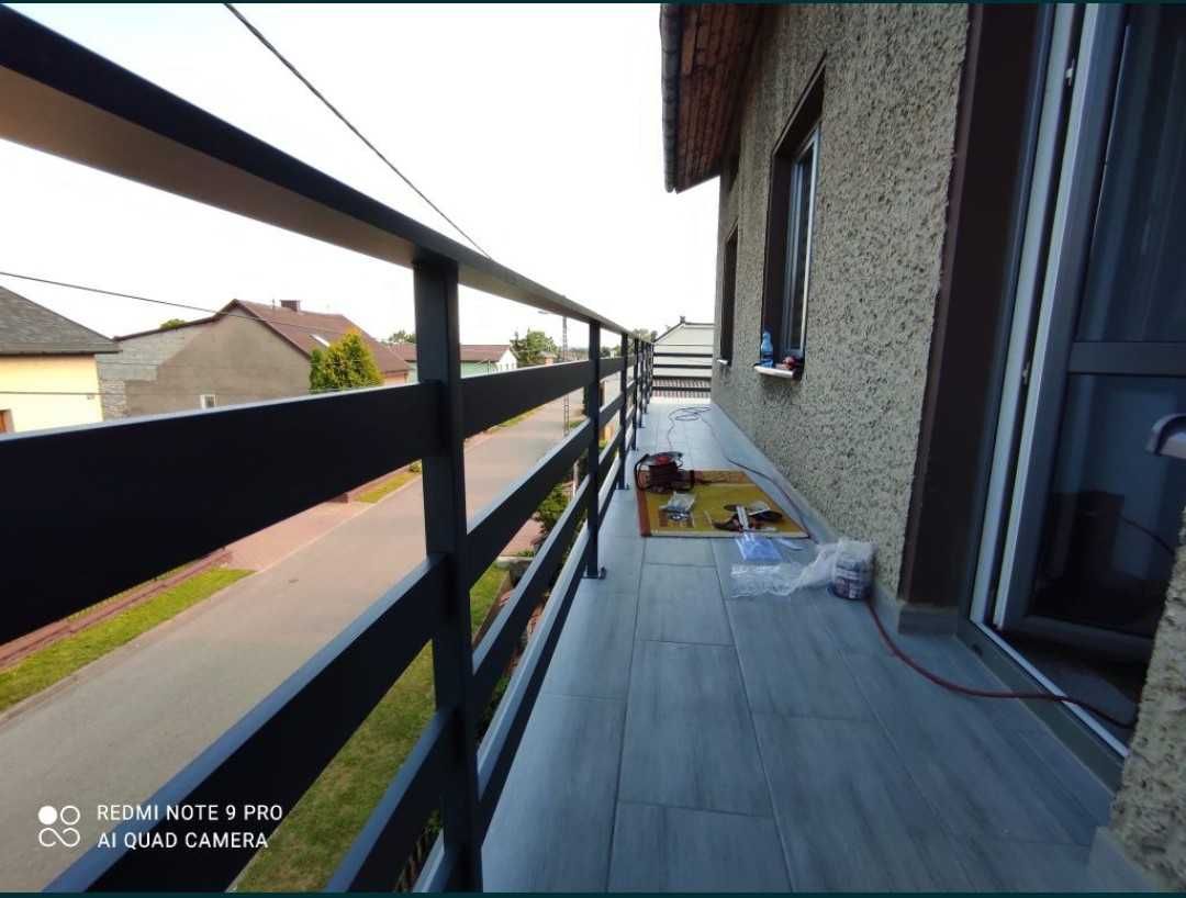 Barierki balustrady aluminiowe balkony balkonowe ze stali nierdzewnej