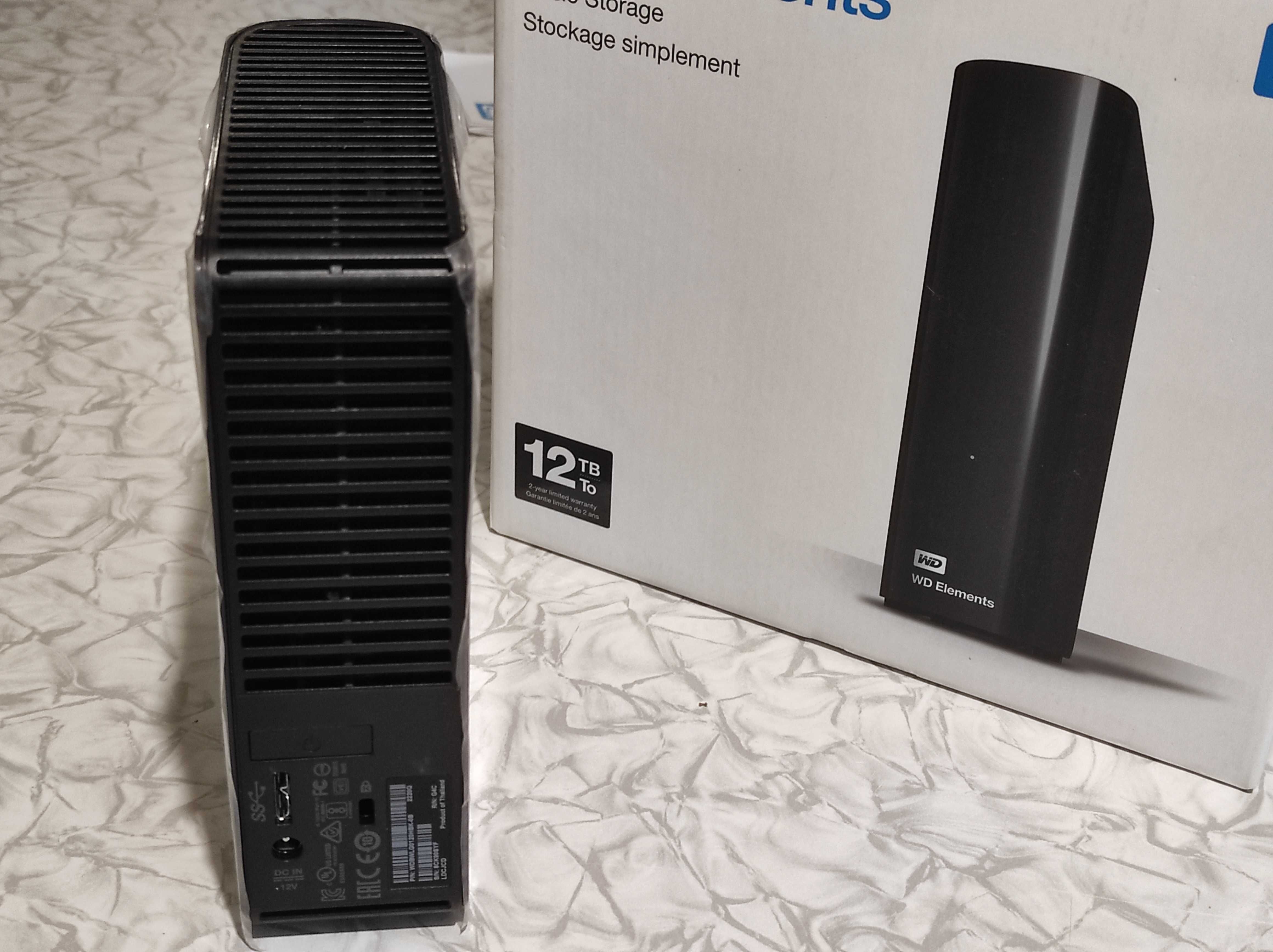 Зовнішній накопичувач WD Western Digital Elements 12TB