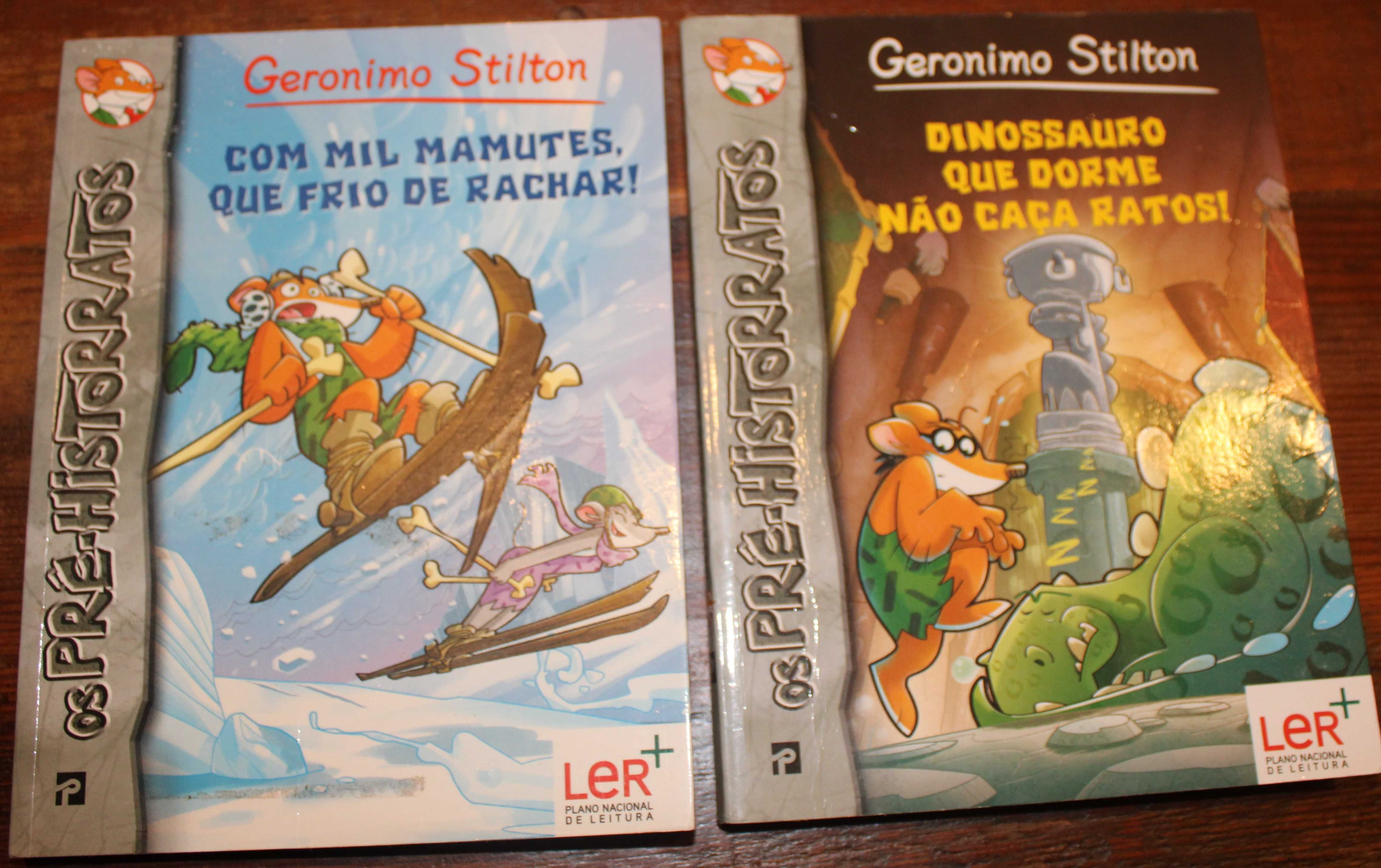 Livros Geronimo Stilton- Os Pré-Historratos