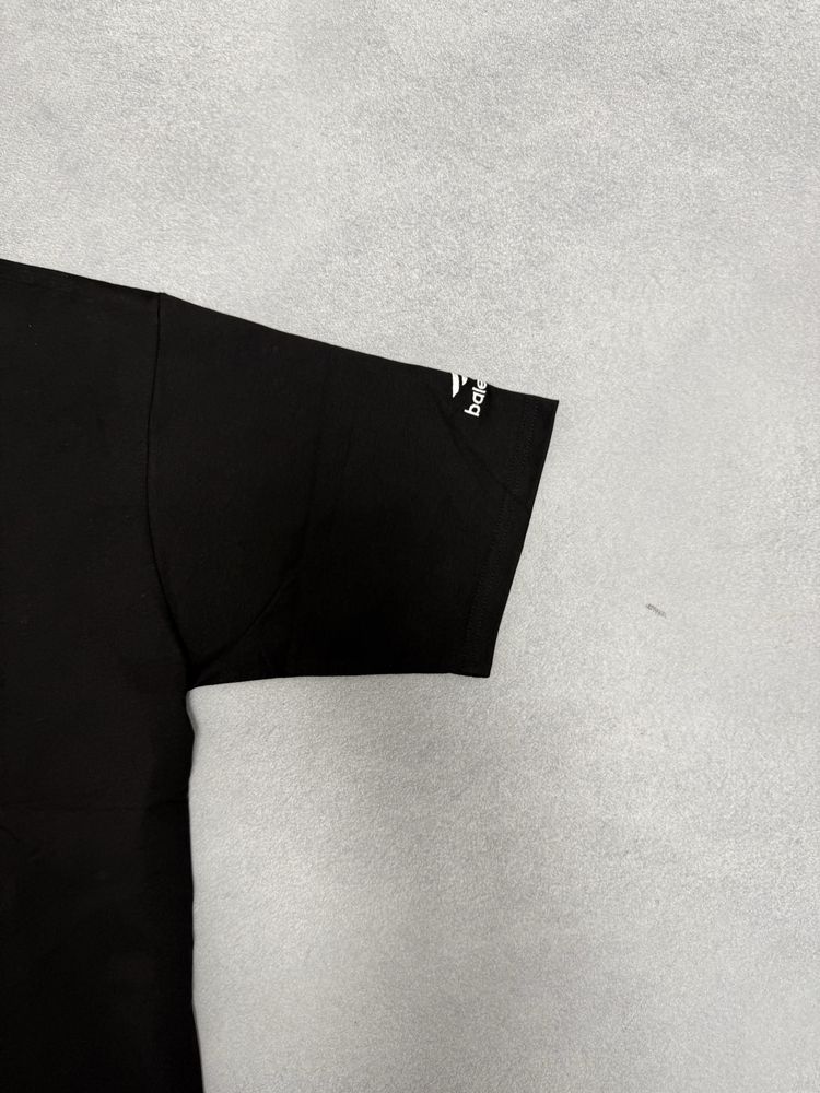 футболка Balenciaga 3B logo tee black S M L